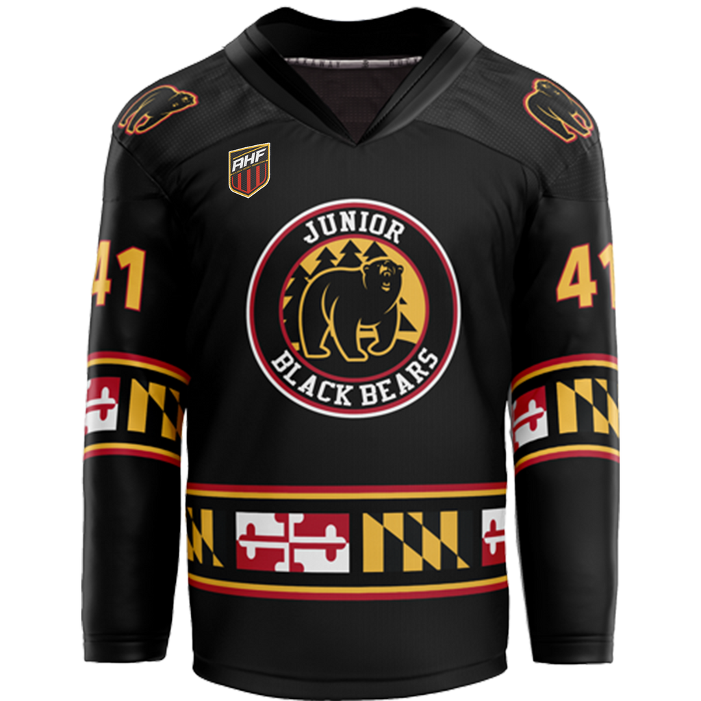 Black bears discount jersey